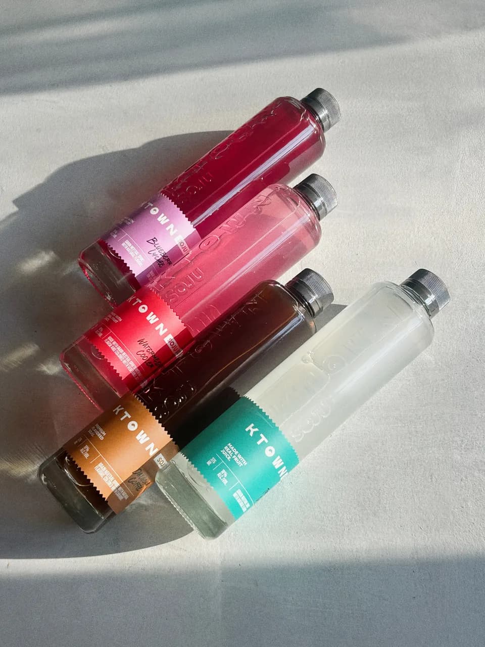 Four new flavors of KTOWN Soju