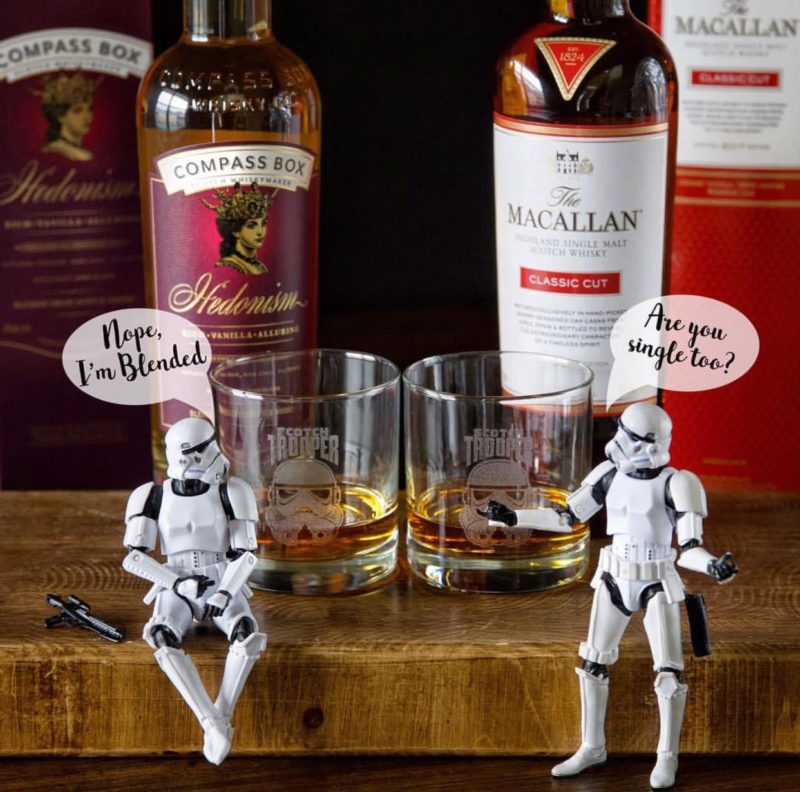The Scotch Trooper: Taking Star Wars action figures and whisky on